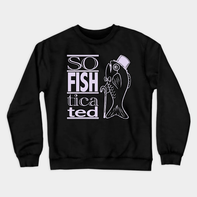 So Fish ticated (light on dark) Crewneck Sweatshirt by ElephantShoe